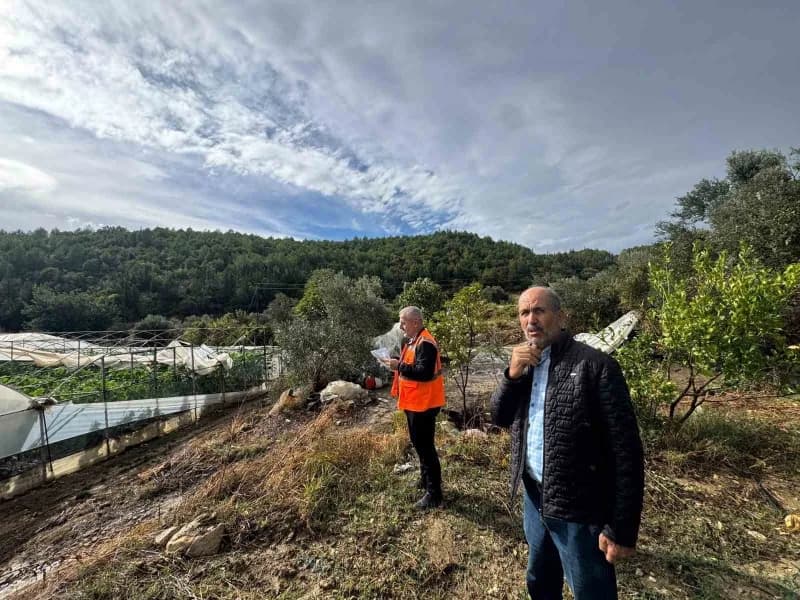 Çevreli Mahallesi'ndeki sera ve konut zararlarına ilişkin Büyükşehir Belediyesi Sosyal Hizmetler Dairesi Başkanlığı ve T