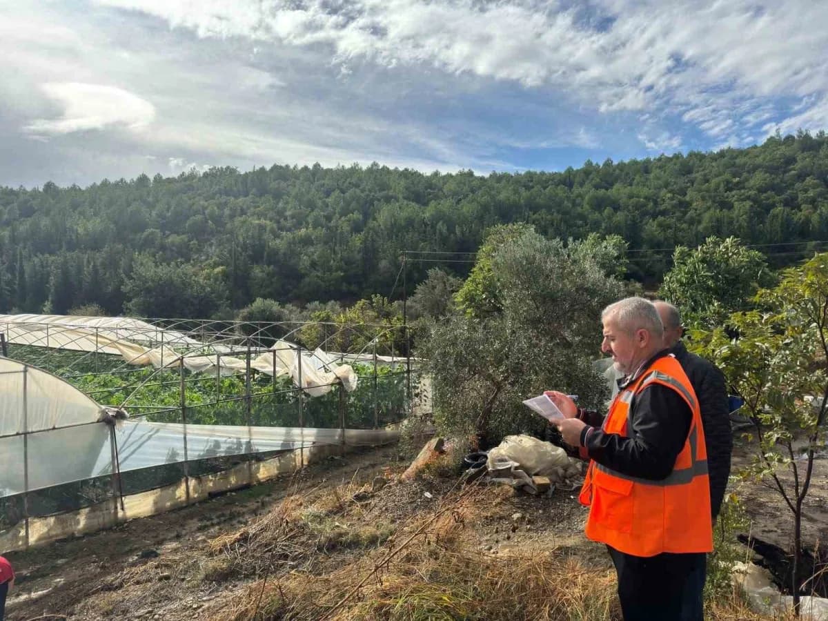 Çevreli Mahallesi'ndeki sera ve konut zararlarına ilişkin Büyükşehir Belediyesi Sosyal Hizmetler Dairesi Başkanlığı ve T