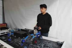 Bingöllü lise öğrencisi Emir Azam Alban tarafından geliştirilen arama kurtarma robotu prototipi