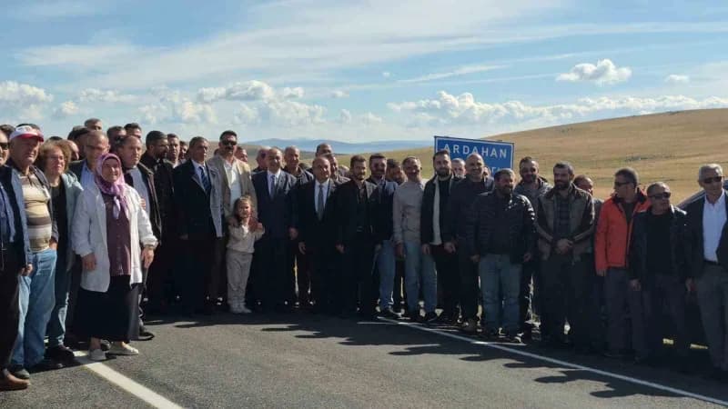 İki Şehir tek talep; Sahara Tüneli artık yapılsın. (Olgun yıldız/Ardahan-iha)