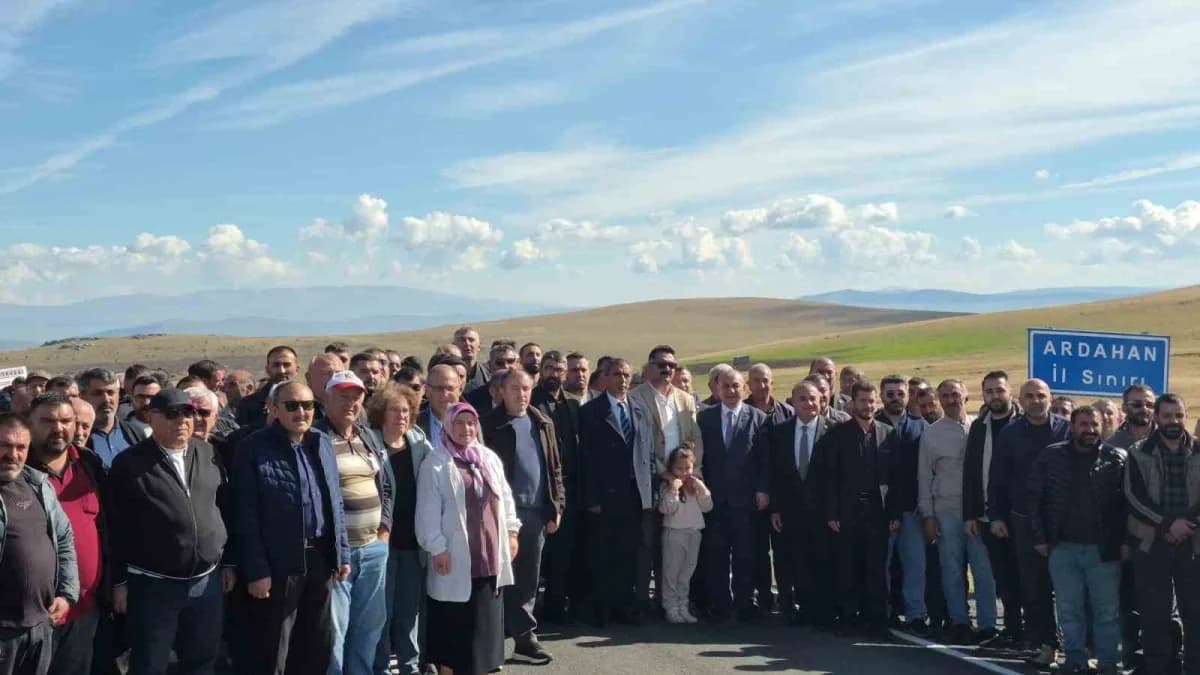 İki Şehir tek talep; Sahara Tüneli artık yapılsın. (Olgun yıldız/Ardahan-iha)