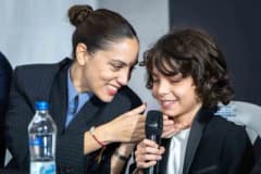 Artakalan filminin Antalya Altın Portakal Film Festivali'ndeki ilk gösteriminden bir sahne