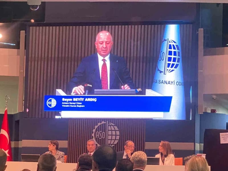 Ankara Sanayi Odası (ASO) Yönetim Kurulu Başkanı Seyit Ardıç, "Ankara Sanayi Odası’nın Yönetim Kurulu Başkanlığı sorumlu