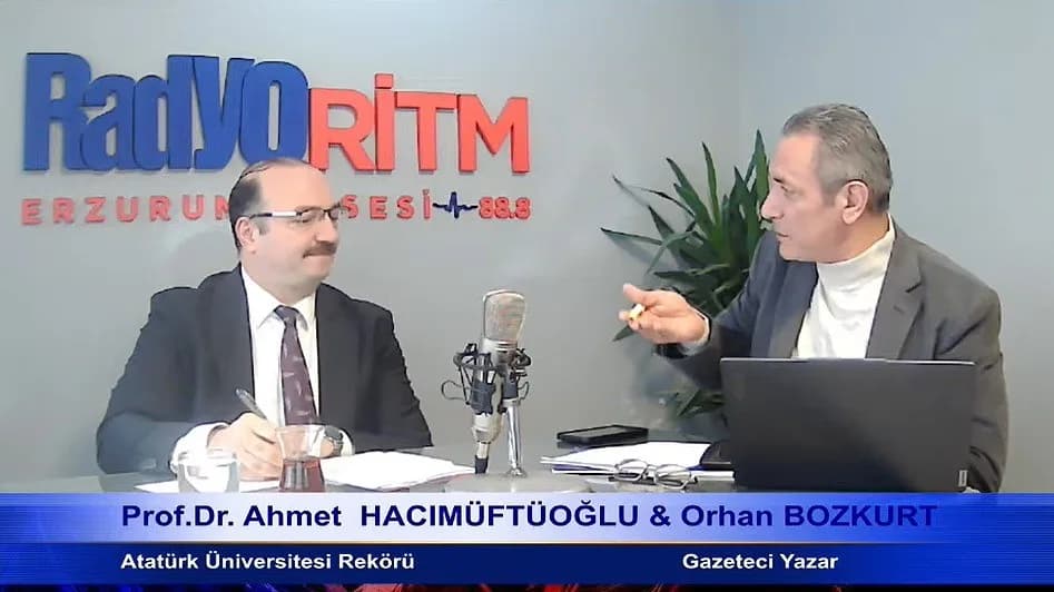 Atatürk Üniversitesi Rektörü Prof. Dr. Ahmet Hacımüftüoğlu, Sesli Gazete’de İlaç hammaddesi üretiminden 400 Yataklı Kans