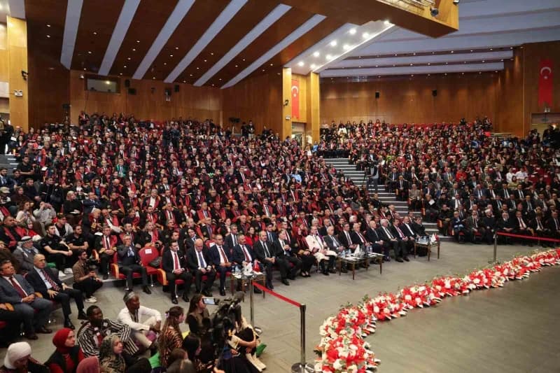 Atatürk Üniversitesinin 2026-2027 akademik yılı açılış töreni, Anayasa Mahkemesi Başkanı Kadir Özkay