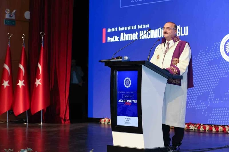 Atatürk Üniversitesi Rektörü Prof. Dr. Ahmet Hacımüftüoğlu