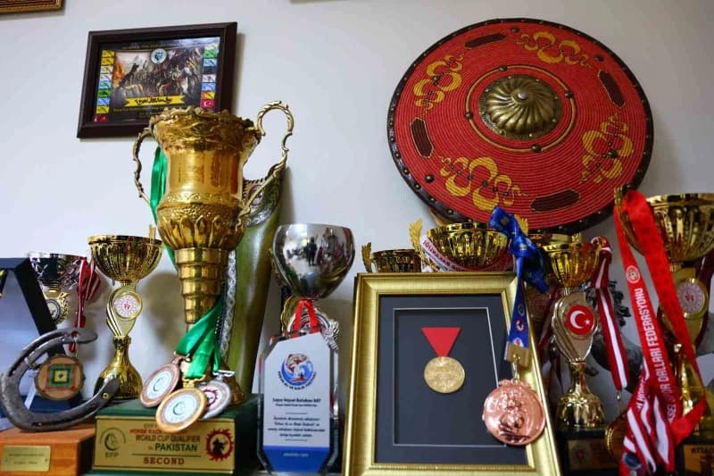Veysel Batuhan Bay'ın madalye ve kupaları