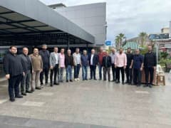 Davut Çetin Serik’te iş dünyası ve esnaf temsilcileriyle toplantı yaparken