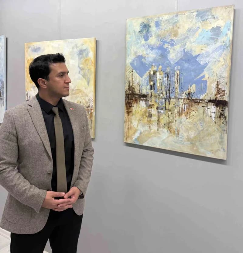 Ressam Ayla Erdoğ Çetin, SANKO Sanat Galerisi’nde sergi açtı