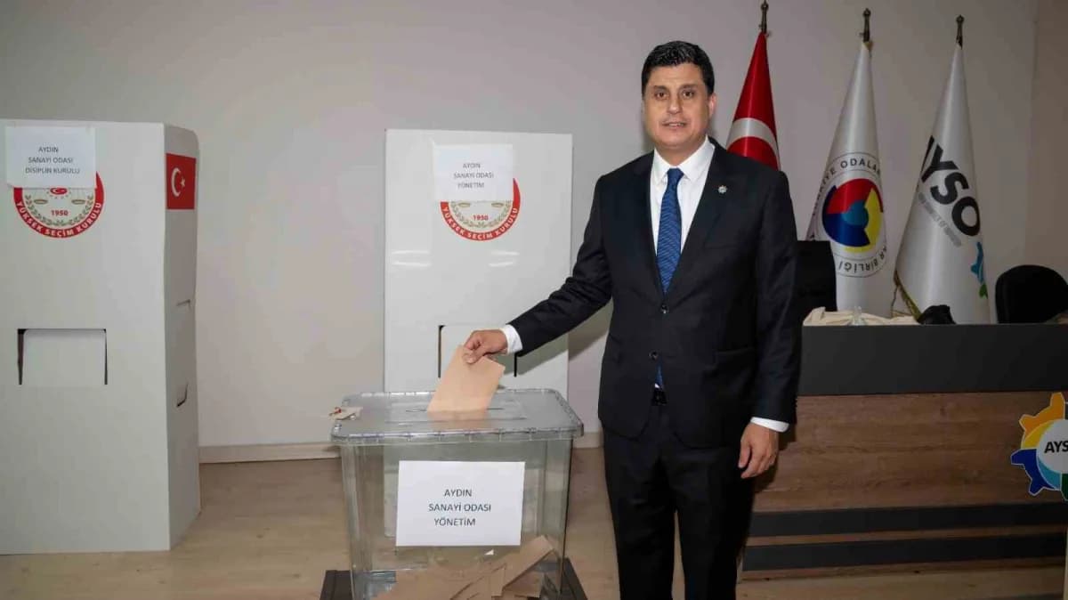 Aydın Sanayi Odası (AYSO) seçimlerinde Gökhan Maraş, yeniden Yönetim Kurulu başkanlığına seçilerek güven tazeledi.