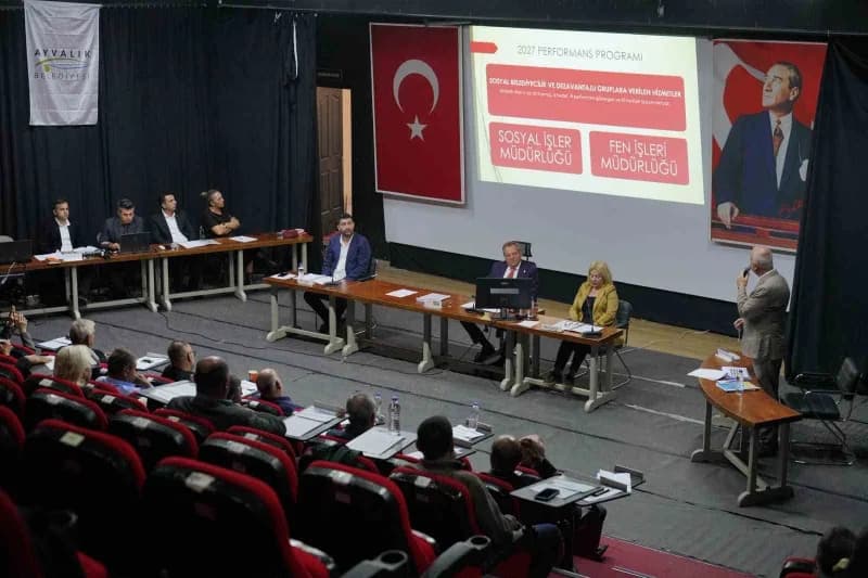 Ayvalık Belediyesi’nin 2027 Yılı bütçesi 3 milyar 100 milyon TL olarak kabul edildi