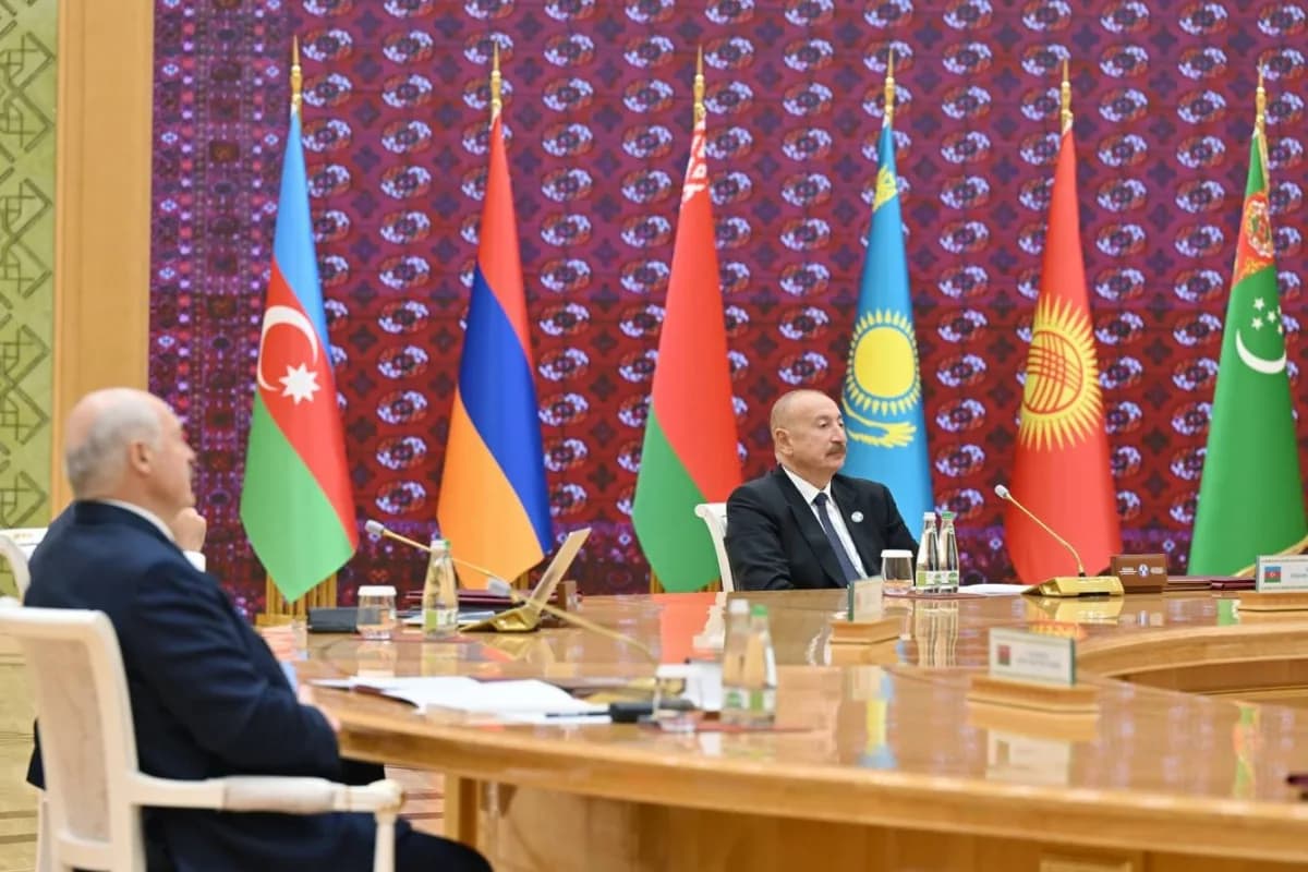 Cumhurbaşkanı Aliyev temasları kapsamında, Bağımsız Devletler Teşkilatı (BDT) Devlet Başkanları Konseyi'nin sınırlı katı