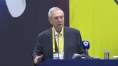 Aziz Yıldırım Fenerbahçe Olağan Yüksek Divan Kurulu Toplantısında konuşma yapıyor