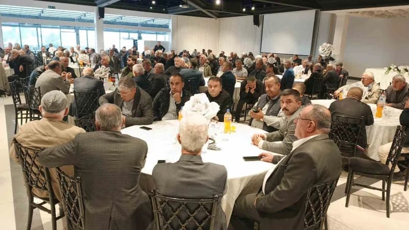Samsun Bafra Ziraat Odası Başkanı Osman Tosuner, muhtarlar ve üreticilerle düzenlenen yemekte bir araya gelerek, Göreve