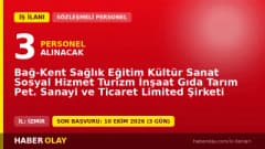 Bağ-Kent Ltd. Şti. İzmir Foça 3 beden işçisi personel alımı ilanı