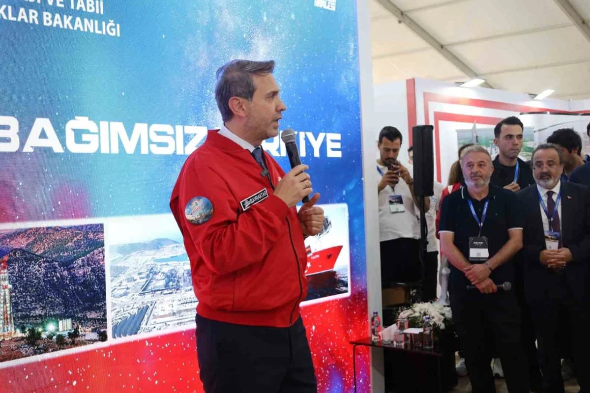 Enerji ve Tabii Kaynaklar Bakanı Alparslan Bayraktar Şanlıurfa'da gerçekleştirilen TEKNOFEST Güneydoğu'da yaptığı açıkla