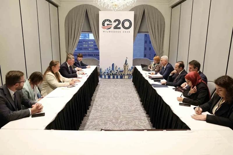 Ticaret Bakanı Ömer Bolat, ABD'de gerçekleştirilen G20 Ticaret Bakanları Toplantısı marjında Rusya Ekonomik Kalkınma Bak