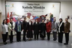 Aile ve Sosyal Hizmetler Bakanı Mahinur Özdemir Göktaş konuşma yaparken