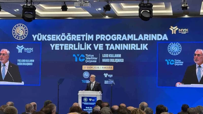 Çalışma ve Sosyal Güvenlik Bakanı Vedat Işıkhan Ankara’da mesleki yeterlilik programında konuşma