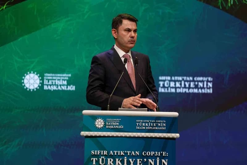 COP31 Başkanı ve Çevre, Şehircilik ve İklim Değişikliği Bakanı Murat Kurum, Antalya'da Türkiye olara