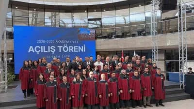 Milli Eğitim Bakanı Yusuf Tekin, Ankara Bilim Üniversitesi akademik yıl açılışında konuşma yapıyor