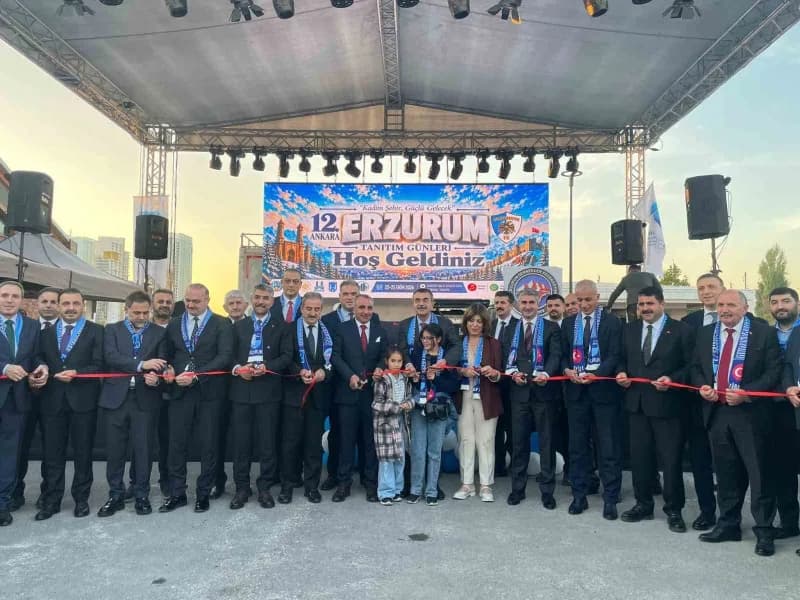 12. Erzurum Tanıtım Günleri Ankara'da gerçekleştirildi.