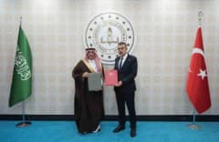 Milli Eğitim Bakanı Yusuf Tekin ve Suudi Arabistan Eğitim Bakanı Yusuf Bin Abdullah El-Benyan