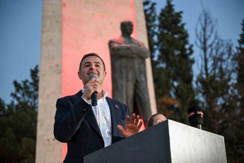 Başkan Akın konuşma yaptı