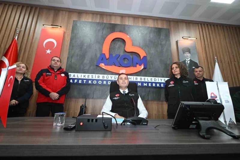 Balıkesir Afet Koordinasyon Merkezi açılış töreninden görüntü