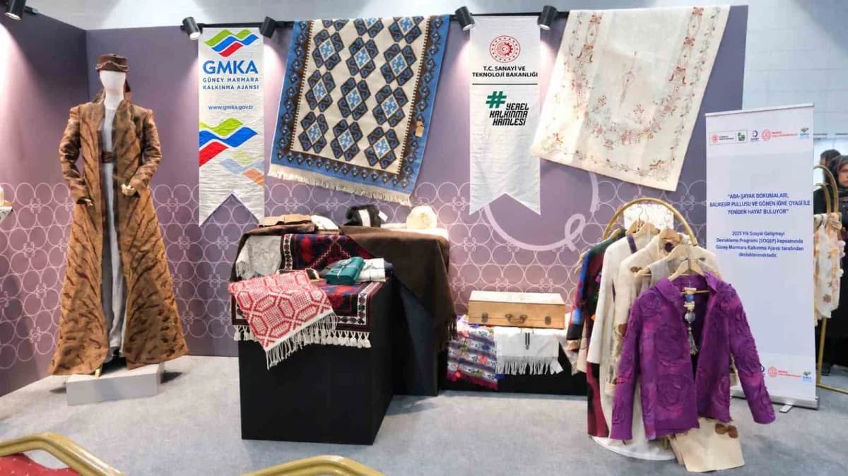 Balıkesir'in asırlık El Sanatları CRAFTİSTANBUL Fuarı'nda sergilendi
