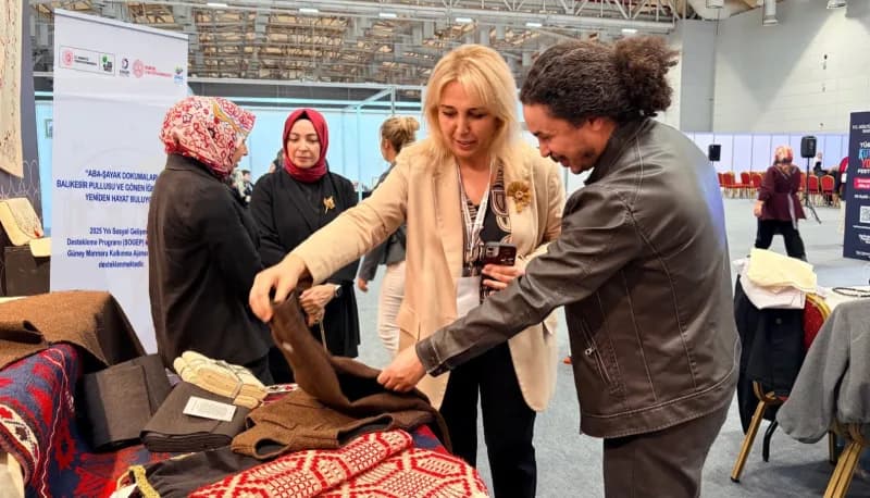 Balıkesir'in asırlık El Sanatları CRAFTİSTANBUL Fuarı'nda sergilendi