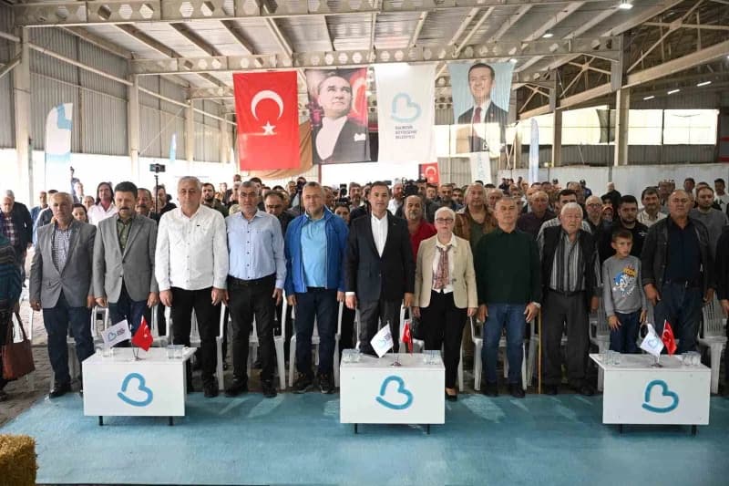 Balıkesir Büyükşehir Belediyesi’nden Susurluk’ta üreticilere 47 Damızlık Koç desteği