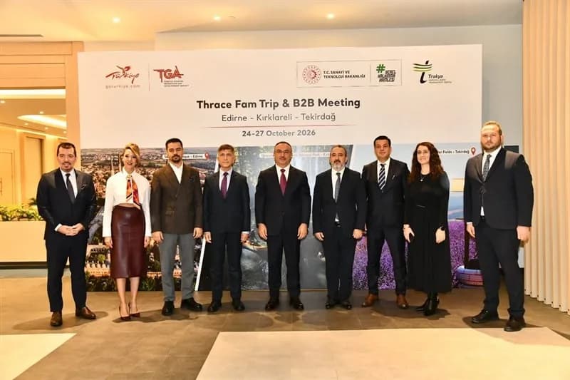 Tekirdağ Çorlu'da Balkan tur operatörleri ve Trakya turizm temsilcilerinin katıldığı B2B görüşmeleri