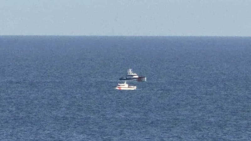 Bartın Amasra açıklarında kaybolan madenciye ait teknenin batma anlarını gösteren güvenlik kamerası görüntüsü