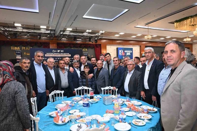 Başkan Akın, Muhtarlar ve aileleriyle bir araya geldi