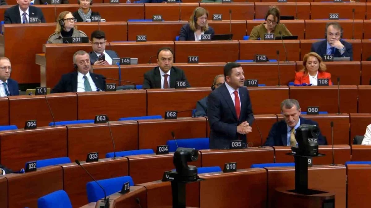 Fransa’nın Strasbourg kentinde, Avrupa Konseyi merkezinde gerçekleştirilen 51. Genel Kurul’a katılan