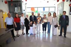 Başkan Topaloğlu hayırsever Akman çiftini ağırladı