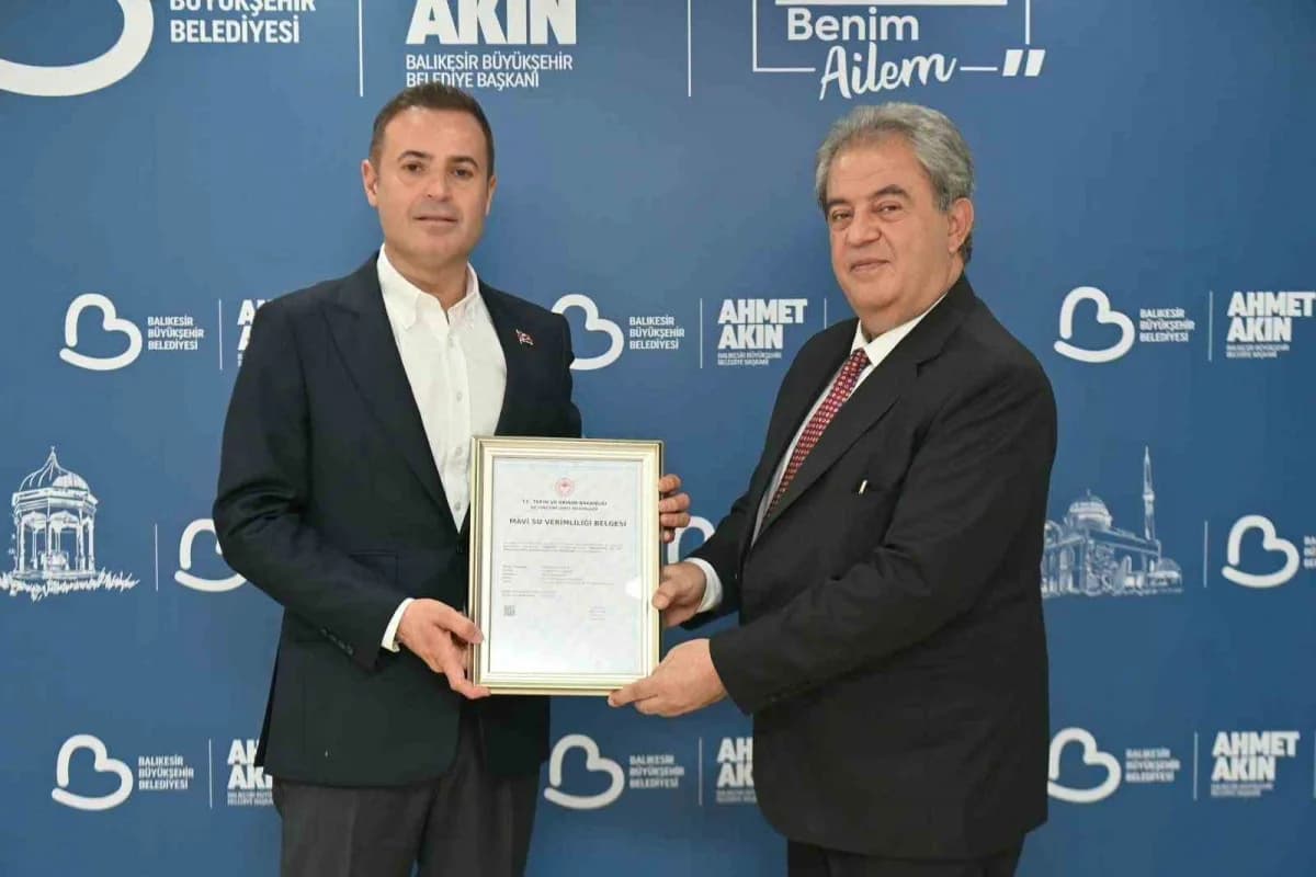 BASKİ Mavi Su Verimliliği Belgesi’ni almaya hak kazandı