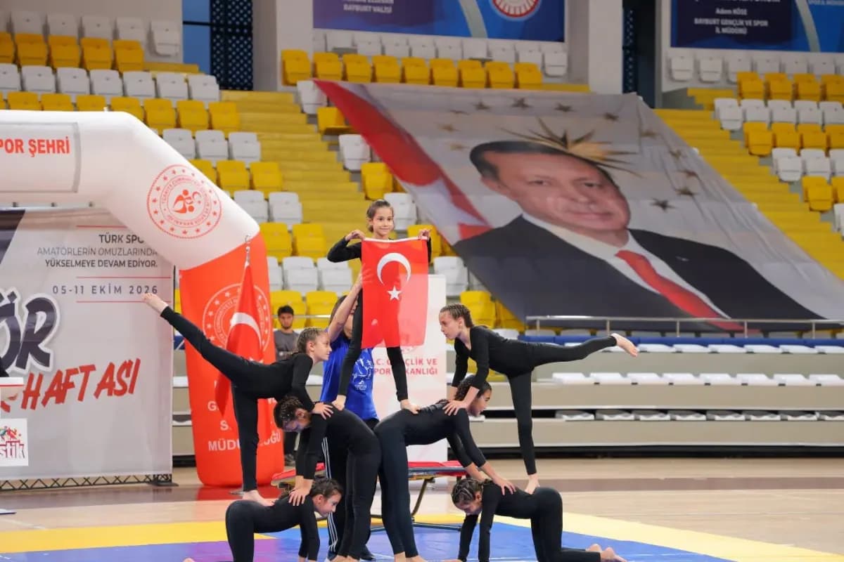Bayburt’ta Amatör Spor Haftası etkinlikleri düzenlendi