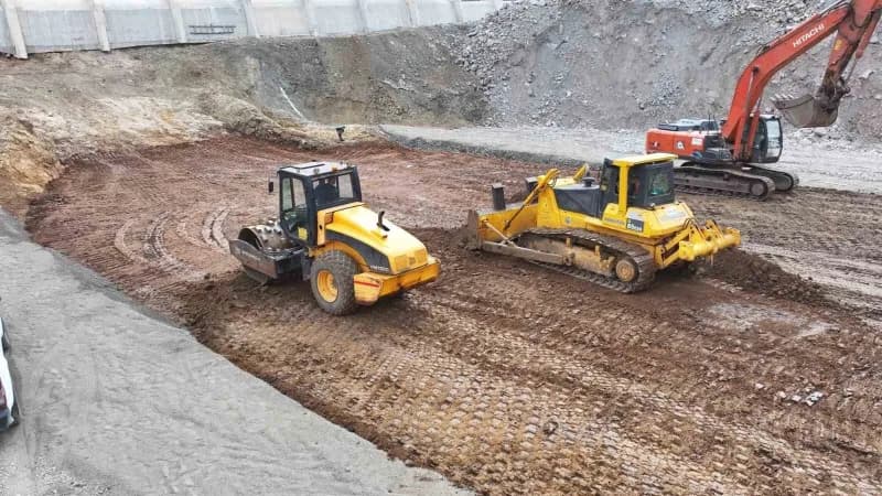 Bayburt Petekli Göleti’nde gövde dolgu çalışmaları sürüyor