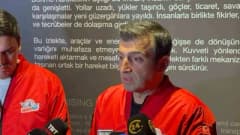 TEKNOFEST Yönetim Kurulu Başkanı Selçuk Bayraktar Şanlıurfa'da açıklama yaparken