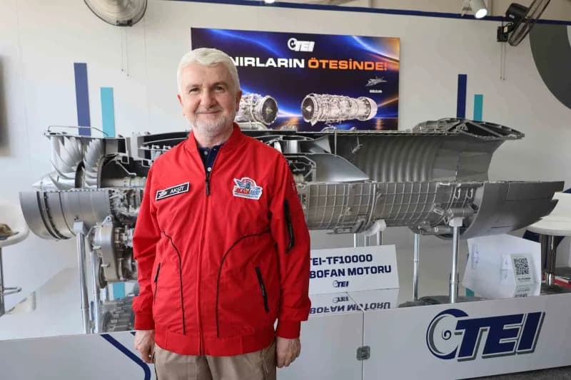 TEI Genel Müdürü Mahmut Faruk Akşit, Bayraktar KIZILELMA ve GÖKBEY motor projeleri hakkında açıklama yapıyor