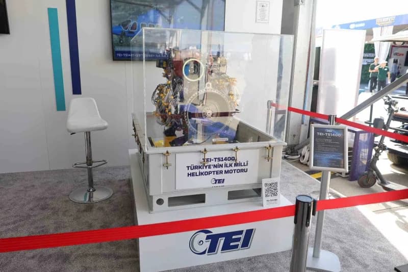 TEI-tf10000 (Türkiye'nin en güçlü milli turbofan motoru), TEI-tf6000 (Türkiye'nin ilk uçak motoru), TEI-ts1400 (Türkiye'