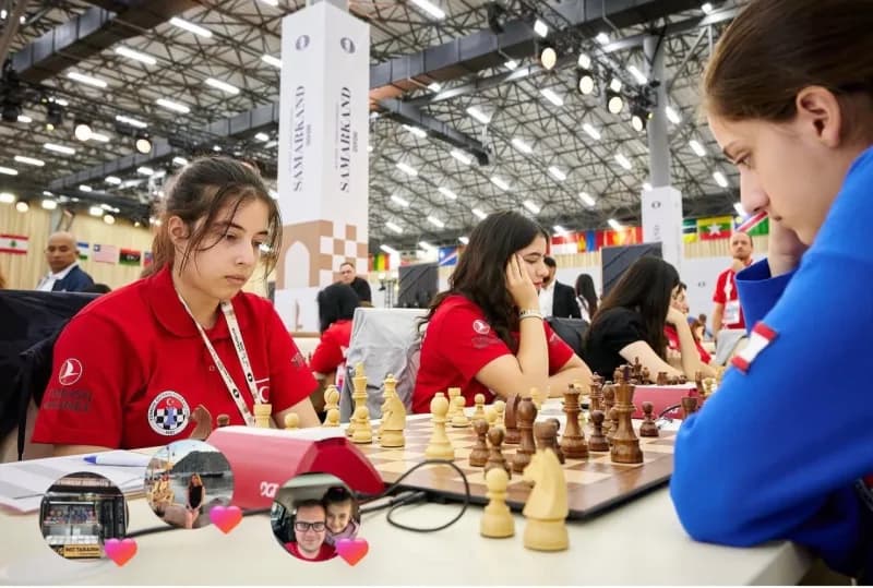 GKV öğrencisi Beren Kalyoncu, 46. FIDE Satranç Olimpiyatları’nda Türkiye Kadın A Milli Takımı ile başarı elde etti