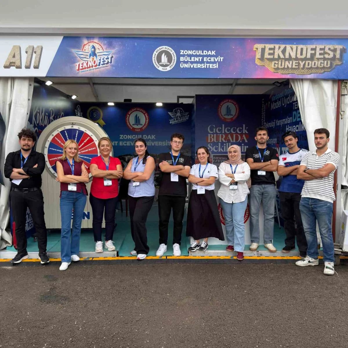 Zonguldak Bülent Ecevit Üniversitesi TEKNOFEST Güneydoğu standında teknoloji projelerini tanıtıyor