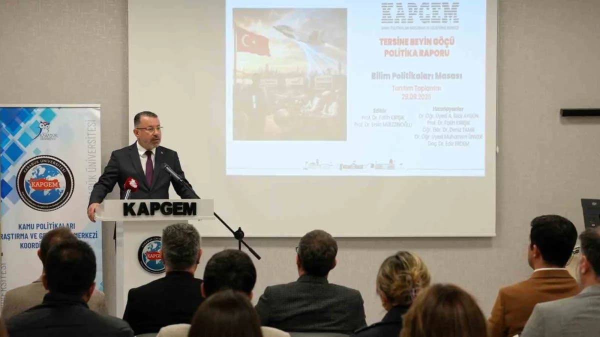 Karabük Üniversitesi kampüsünde bilim politikaları toplantısı ve rapor tanıtımı