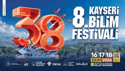 BİLİMFEST Kayseri’de havacılık ve gökyüzü gösterileri için hazırlanan etkinlik alanı