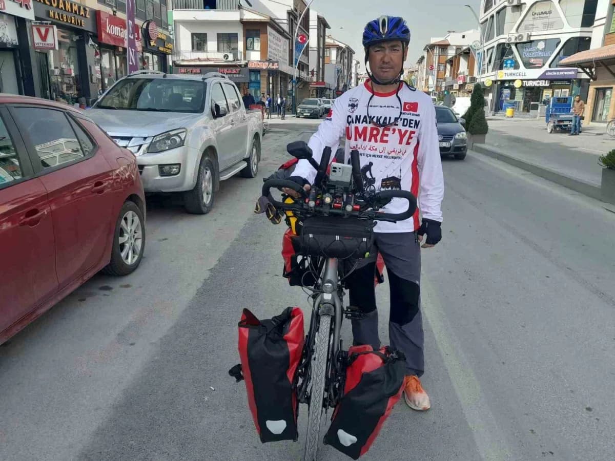 Murat Tecimen, "Her gittiğim yerde misafirperverlik var. Karapınar’da bisikletim arızalandı. Bir bisiklet tamircisi yolc