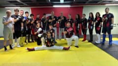 Alpagut dövüş sanatında antrenman yapan Bolulu sporcular