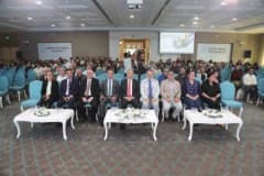 BTÜ Mimar Sinan Yerleşkesi Turkuaz Salon’da iklim değişikliği programından bir kare